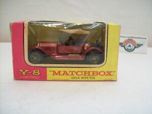 yz͌^ fJ[ }b`{bNXfIuCFX^[C[X^bc[hX^[bh^bNmatchbox model of yesteryear y8 stutz roadster, red metallic, 1914, ovp