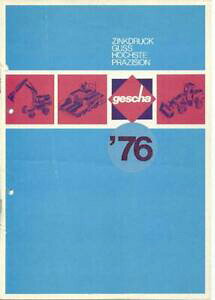 �y���������z�͌^�� ���f���J�[ ���f���Q�V���J���[�J�^���Omodelsgescha colour catalogue 1976, din a4, 14sided, 36 figure eg from 1302 10