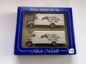 yz͌^ fJ[ AxhfZbgZfX[I[g[ralbedo modelle set mercedes amp; man 100 jahre automobil 1886 1986 in ovp