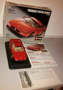 【送料無料】模型車 モデルカー ブラゴメタルキットフェラーリコッドインボックスアセンブラタburago 124 metal kit ferrari 348 tb 1989 cod 5539 in box assemblata 124