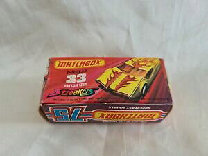 yz͌^ fJ[ ~j`AIWi}b`{bNX_bgTminiature original empty box matchbox ref 33 datsun 126x