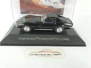 �y���������z�͌^�� ���f���J�[ �V�F�r�[�R���x�b�g�X�P�[���A���^��chevy corvette c3 1968 143 scale altaya