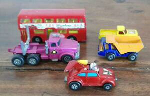 �y���������z�͌^�� ���f���J�[ �~�j�`���A���b�g�}�b�`�x���Z�b�glot of 5 different miniature cars only matchbox bel set