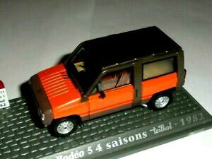 【送料無料】模型車 モデルカー ルノーロデオシーズンテイホルオレンジグレーボックスcar 143 uh for m6 renault 5 rodeo seasons teihol 1982 orangegrey box