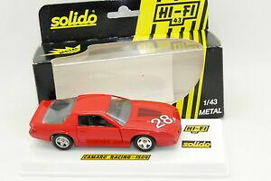 yz͌^ fJ[ V{[J}[X{bNXsolido 143 chevrolet camaro racing 1509 with its box