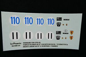 yz͌^ fJ[ fJ[tFjbNXtF[^KtIw[m[}Adecal the phoenix ferrari 250 gto targa floriomontlhery 63 143 no le mans amr