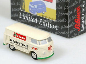 �y���������z�͌^�� ���f���J�[ �V���[�R���g���{�b�N�X�o�X�V�������z�[�X���f�B�b�V��schuco 77343 little vw t1 box bus schamel horseradish conf orig sg 13111110