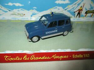 �y���������z�͌^�� ���f���J�[ �~�j�`���A���m�[�i�V���i���m���tminiature renault 4 l 1993 gendarmerie nationale 143 norev