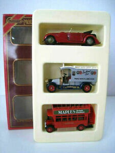 yz͌^ fJ[ IWiZbg}b`{bNXfmatchbox models of yesteryear 1985 limited edition gift set with original 3 cars