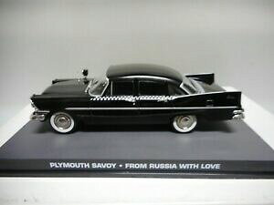 �y���������z�͌^�� ���f���J�[ ���V�A�v���}�X�T���H�C�E�B�Y���u�W�F�[���Y�{���hplymouth savoy from russia with love james bond 007 ixo 143