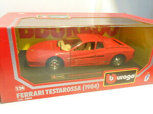 �y���������z�͌^�� ���f���J�[ �u���S�t�F���[���e�X�^���b�Tburago ferrari testarossa 1984 scale 124 0504 170481