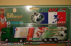 【送料無料】模型車 モデルカー アルベドスカーニアセミトレーラーユーロチームフランスalbedo scania semi trailer euro 2004 team france at 187