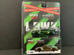 �y���������z�͌^�� ���f���J�[ �~�j�^�C�v���A�X�|�C���[�O���[���}�W�b�Ngt mini lb works nissan gtr r35 type 2 rear spoiler 3 lhd164 green magic