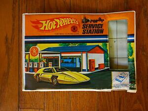 yz͌^ fJ[ }ezbgzC[T[rXXe[V|bvAbv1967 mattel hot wheels pop up service station complete without car nice shape