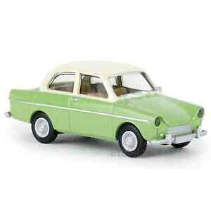 yz͌^ fJ[ uLiCgO[Cgx[W~j`AJ[brekina 27718 187 ho daf 600 light green light beige 1960 h0 miniature car