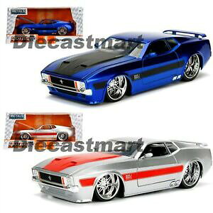 yz͌^ fJ[ tH[h}X^O}bnWFC_OfeBG|XNf^fRbV1973 ford mustang mach 1 124 jada grande tiempo musculo de metal modelo coche *
