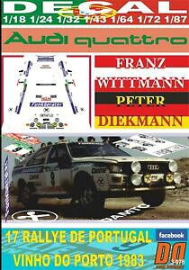 yz͌^ fJ[ fJ[AEfBNgEBbg}|gKdecal audi quattro a1 f wittmann r portugal 1983 7th 01