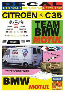 yz͌^ fJ[ fJ[VgG[^[X|[c`[gDxi[xMdecal citroen c35 bmw motorsport team motul 1983 bernard beguin 01