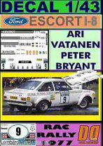 楽天市場】イタレリ 1／24 フォード エスコート rs1800 mk．ii rac  