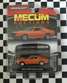 【送料無料】模型車 モデルカー フォードマスタングコブラオレンジオークション??1969 ford mustang cobra orange 164 mecum auctions limited edition ??