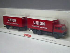 【送料無料】模型車 モデルカー ウィッキングハノマグヘンシェルスーツケースユニオントップsar2 wiking hanomag henschel suitcase hz union transport top bnib