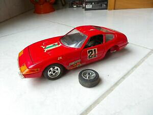 yz͌^ fJ[ tF[fCgi}Wbg~j`Aferrari 365 gtb4 daytona 21 124 majorette miniature defect