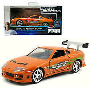 yz͌^ fJ[ WFC_t@XguCAg^X[vXP[IWfRNVjada fast amp; furious brians toyota supra scale 132 orange model collection