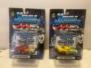 yz͌^ fJ[ }bX}VtH[h}X^Oo[WAmuscle machines 66 ford mustang 01 81 01 87 164 2 versions rare