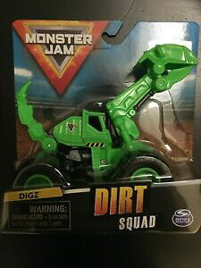yz͌^ fJ[ Xs}X^[X^[W_[gXNbhXP[O[fBOcgCr[Nnib spin master monster jam dirt squad 164 scale green digz toy vehicle