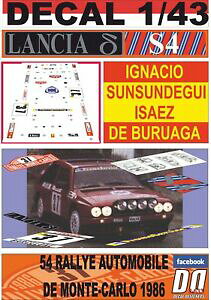 yz͌^ fJ[ fJ[`Af^XghTXfMeJdecal 143 lancia delta s4 stradle isunsundegui rmontecarlo 1986 dnf 06