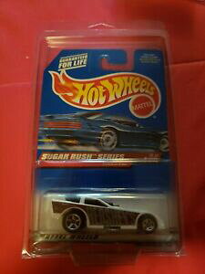 �y���������z�͌^�� ���f���J�[ �z�b�g�z�C�[���n�[�V�[�V���K�[���b�V���V���[�Yhot wheels hersheys funny car sugar rush series 18808 nrfp 1997 white 164