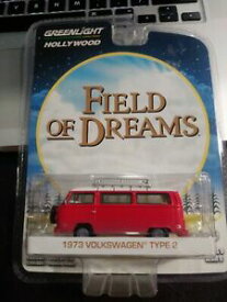 【送料無料】模型車 モデルカー グリーンライトハリウッドフィールドオブドリームズフォルクスワーゲンタイプシリーズgreenlight hollywood field of dreams 1973 volkswagen type 2 series 9 red