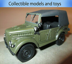 yz͌^ fJ[ \VGCcar model gaz69a, military vehicles, auto legends of the ussr, casting, 143
