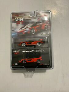 yz͌^ fJ[ ~j}N[ZiIWmini gt tsm 164 mclaren senna orange a