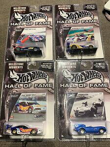 �y���������z�͌^�� ���f���J�[ �z�b�g�z�C�[���}�C���X�g�[�����[�����ghot wheels hall of fame milestone moments lot of 4 cars
