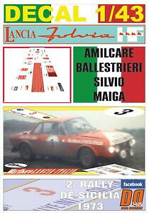 yz͌^ fJ[ fJ`AtrAoXgGfBV`Adecal 143 lancia fulvia hf aballestrieri r di sicilia 1973 2nd 06