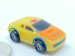 yz͌^ fJ[ }CN}VKutF[eX^bTCG[bhX^[Amicro machines galoob ferrari testarossa yellow and red star rico rare