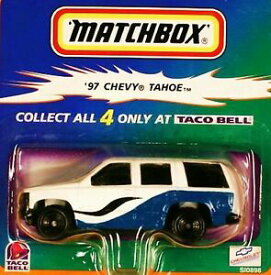 【送料無料】模型車 モデルカー シェビータホデメタルポーマッチボックスタホ1997 chevy tahoe de metal por matchbox tahoe