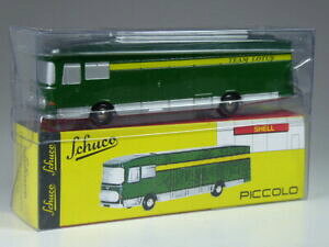 �y���������z�͌^�� ���f���J�[ ���A�V���R�s�b�R�����[�^�X�`�[���g�����X�|�[�^�[rare schuco piccolo lotus team transporter bnib