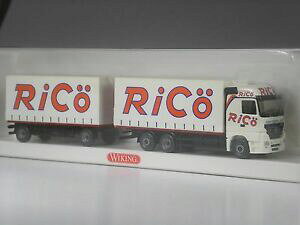 【送料無料】模型車 モデルカー クラスワイキングメルセデスアクトロススーツケースヘンゲルツグリケホワイトclass wiking mercedes actros suitcase hangerzug rico white bnib