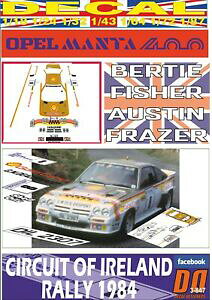 yz͌^ fJ[ fJIy}^S[hJ[hAChtBbV[T[Lbgdecal opel manta 400 gold card bfisher circuit of ireland r 1984 dnf 09