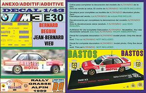 yz͌^ fJ[ AlN\fJ[xi[xM[O[XAsanexo decal 143 bmw m3 bernard beguin rally grasse alpin 1989 09