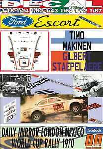 �y���������z�͌^�� ���f���J�[ �f�J�[���t�H�[�h�G�X�R�[�g�c�C���J���}�L�l�������h�����L�V�Rdecal ford escort twin cam tmakinen rlondonmexico 1970 5th 09