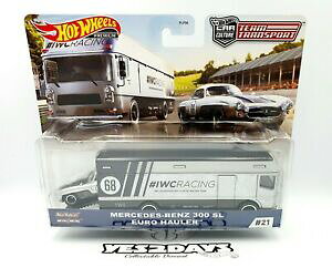 yz͌^ fJ[ zbgzC[`[ZfXxc[nE[J[J`[2020 hot wheels team transport mercedesbenz 300sl euro hauler car culture 21