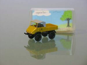 yz͌^ fJ[ jGuEjOCG[|XghCc?? unimog 411 dkl yellow post deutsche bundespost epoch 11015 187 ovp