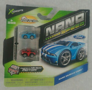 �y���������z�͌^�� ���f���J�[ �i�m�X�s�[�h�t�H�[�h�}�X�^���O�}�b�X���J�[set 2 vehicles nano speed xconcepts nine ford mustang muscle cars