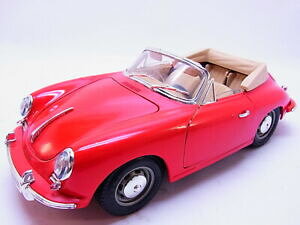 �y���������z�͌^�� ���f���J�[ �u�u���S�|���V�F�C���`���b�h�X�P�[��70927 bburago porsche 356b 1961 inch red approx 25cm 118 scale car