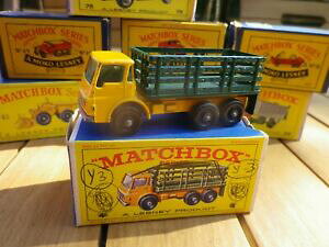 yz͌^ fJ[ }b`{bNXXj[Xe[Nxe[Xg[X{G^bgIWi{bNXmatchbox lesney 4 dodge stake betaillere tres bon etat correct original box
