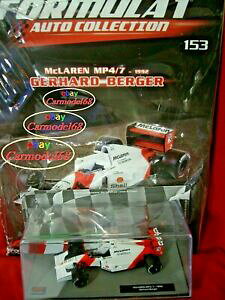 yz͌^ fJ[ }N[QngxK[tH[~J[RNV143 mclaren mp4 7 gerhard berger 2 1992 no 153 formula 1 car collection f1