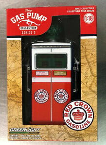 yz͌^ fJ[ O[CgO[}VNEK\RN^[Be[WKX|vV[Ygreenlight green machine red crown gasoline collectors vintage gas pump series 3